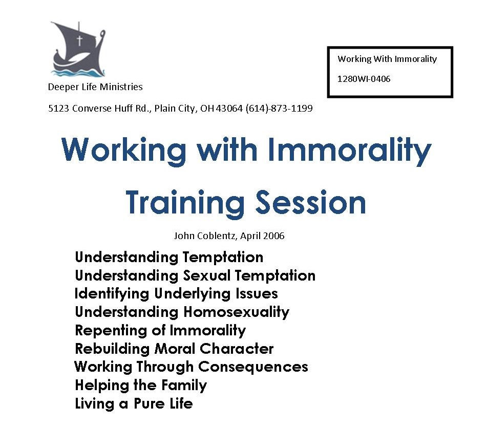 Working With Immorality CDs