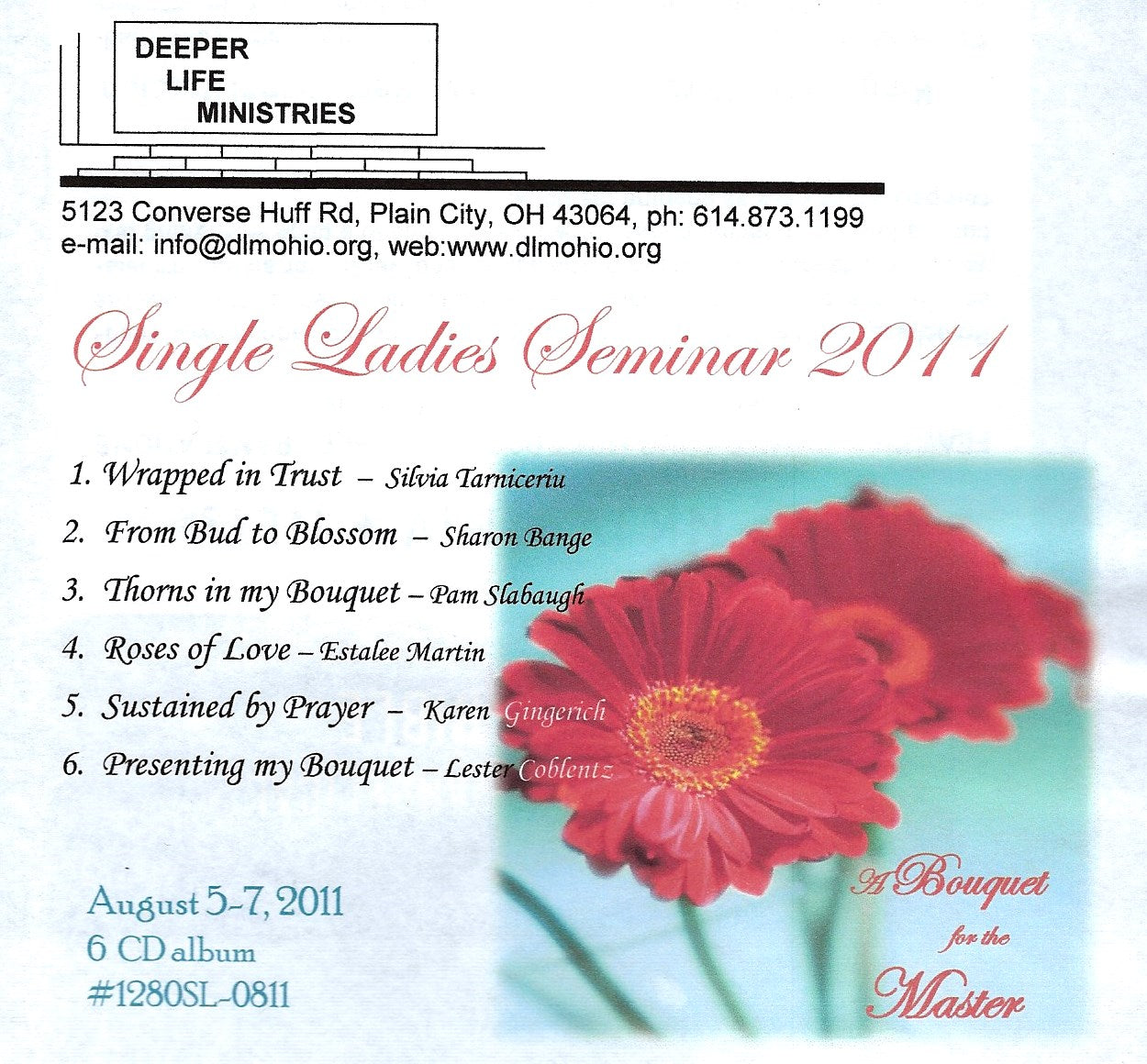 2011. Single Ladies Seminar CD
