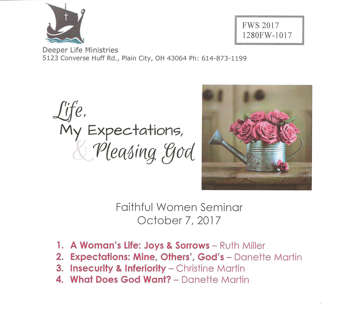 2017. Faithful Women Seminar CD