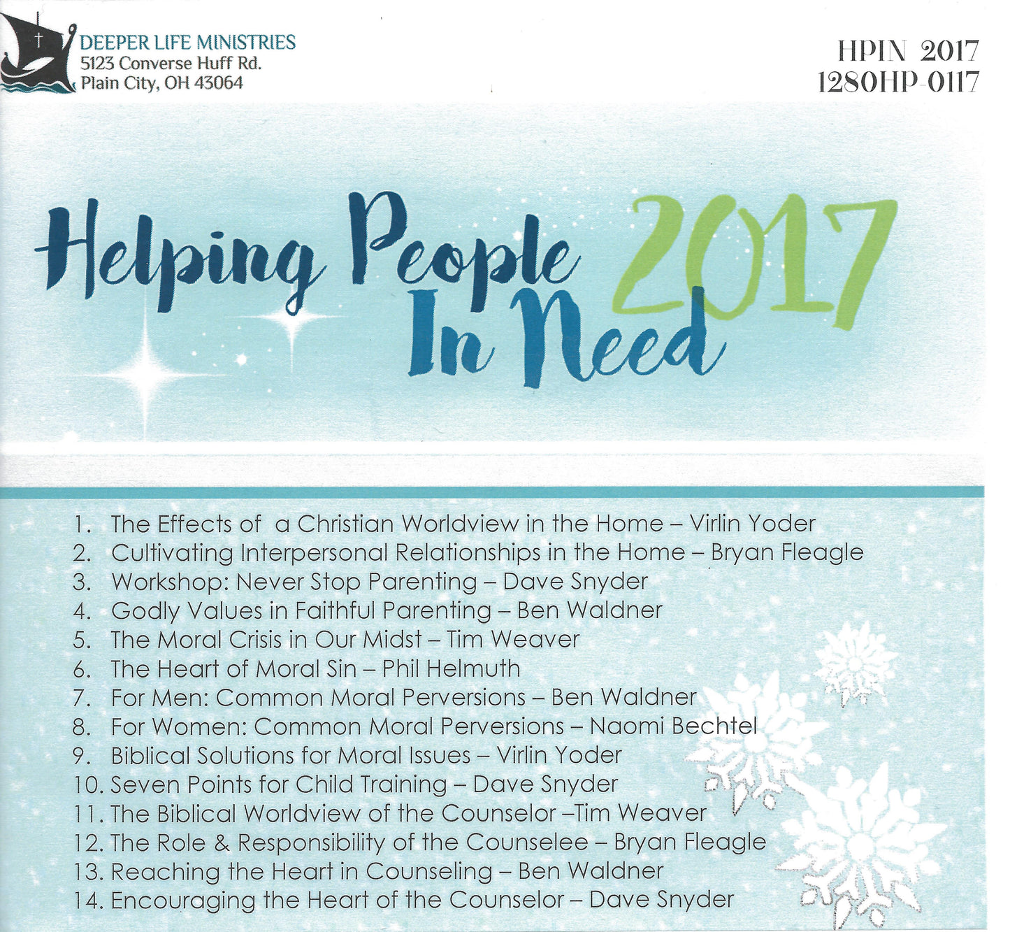2017. Helping People in Need CD
