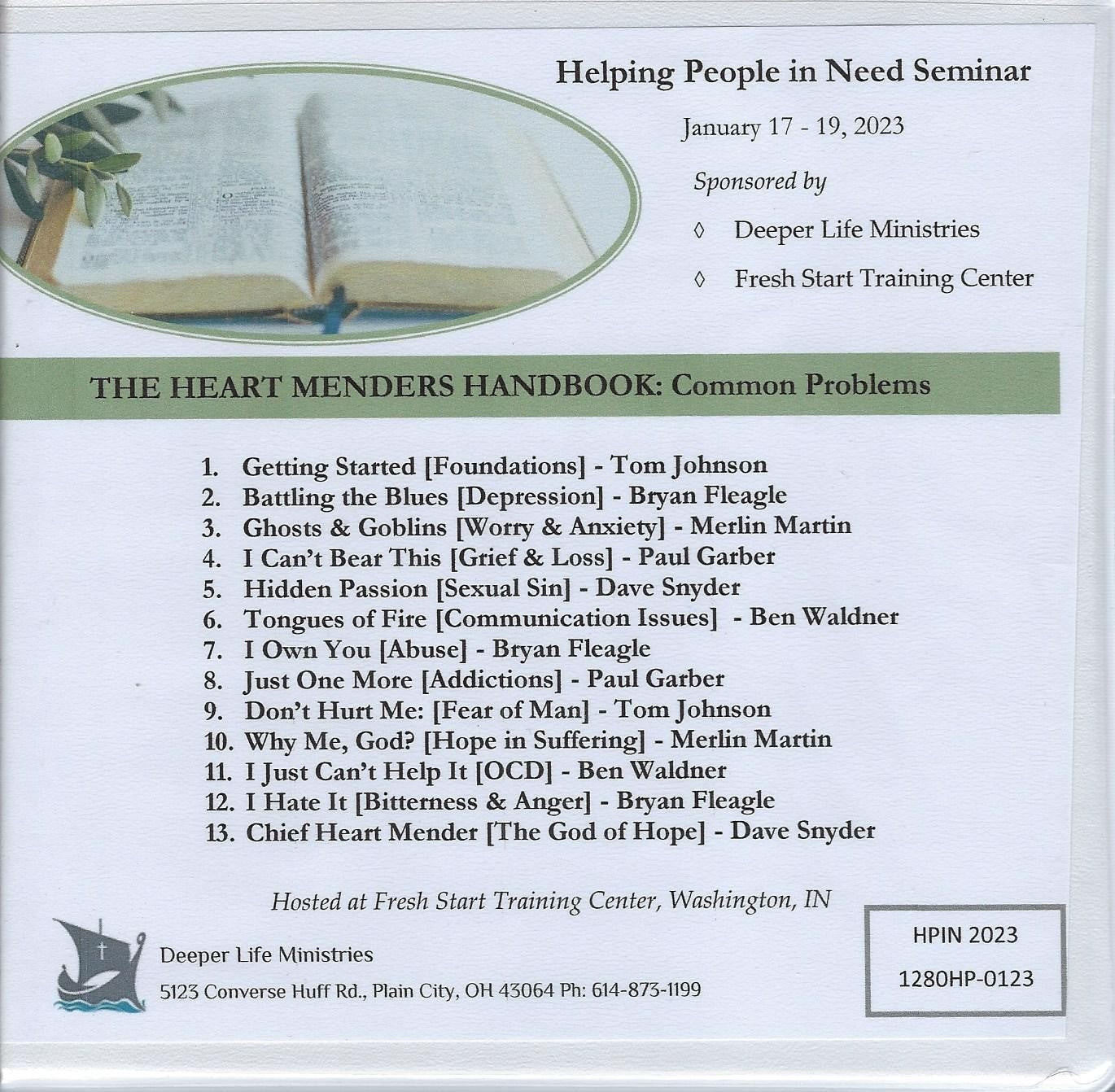 The Heart Mender's Handbook: Common Problems - CD HPIN 2023