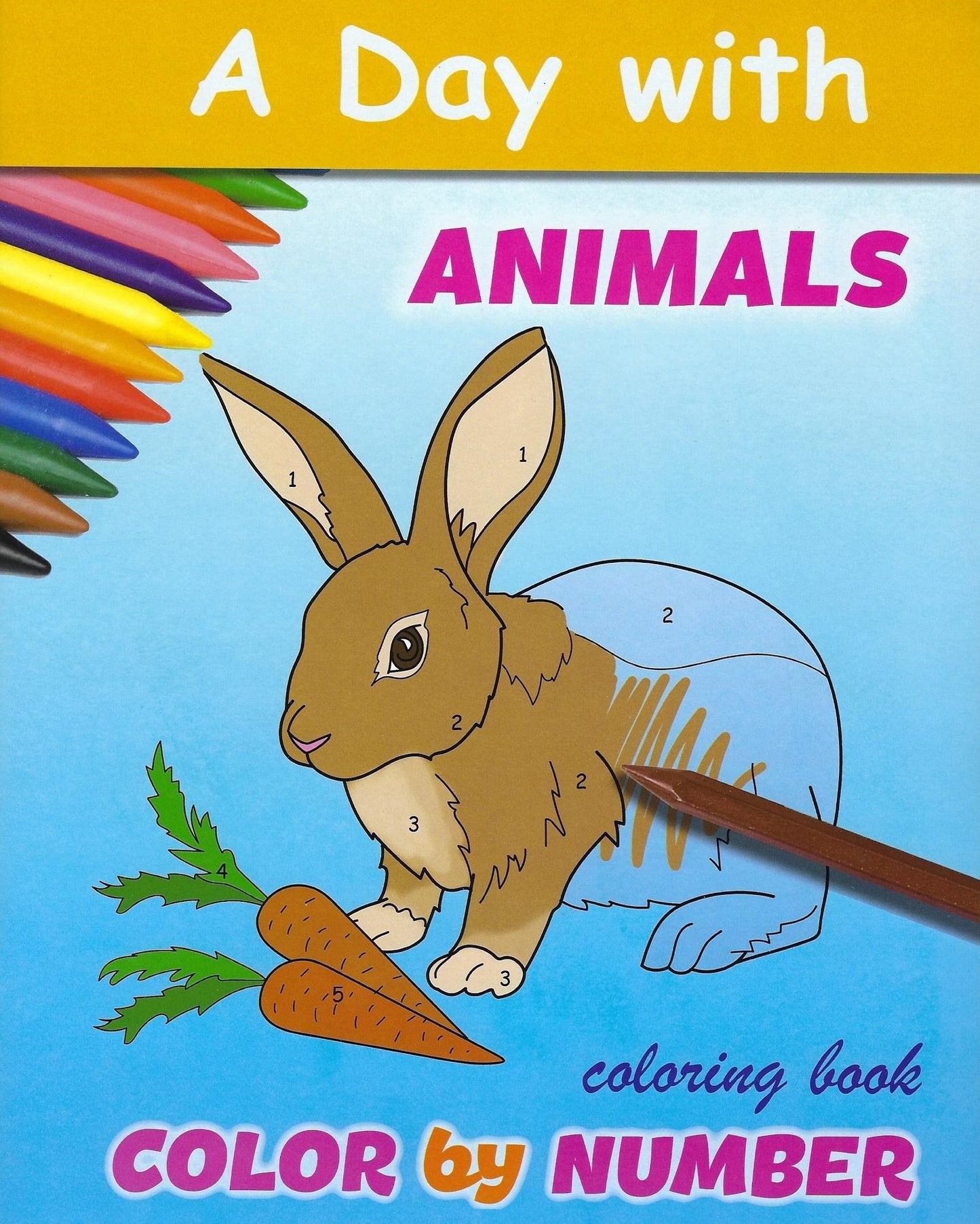 A Day With Animals Coloring Book