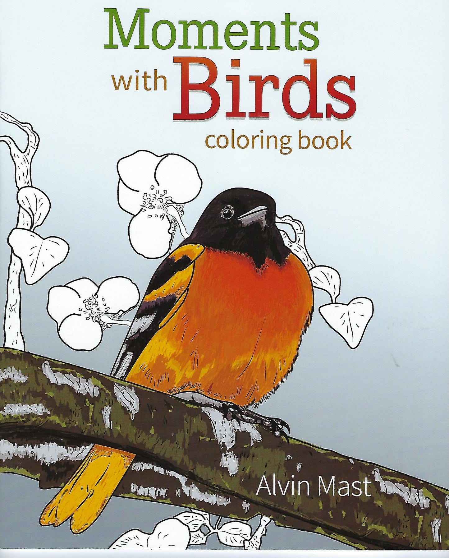Moments with Birds Coloring Book