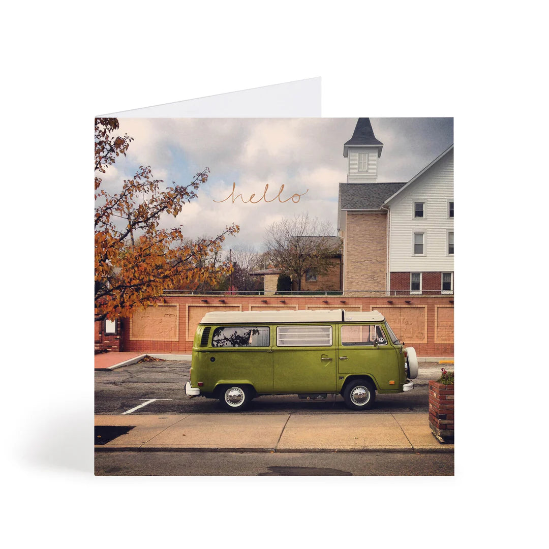 Green Bus SQ Card
