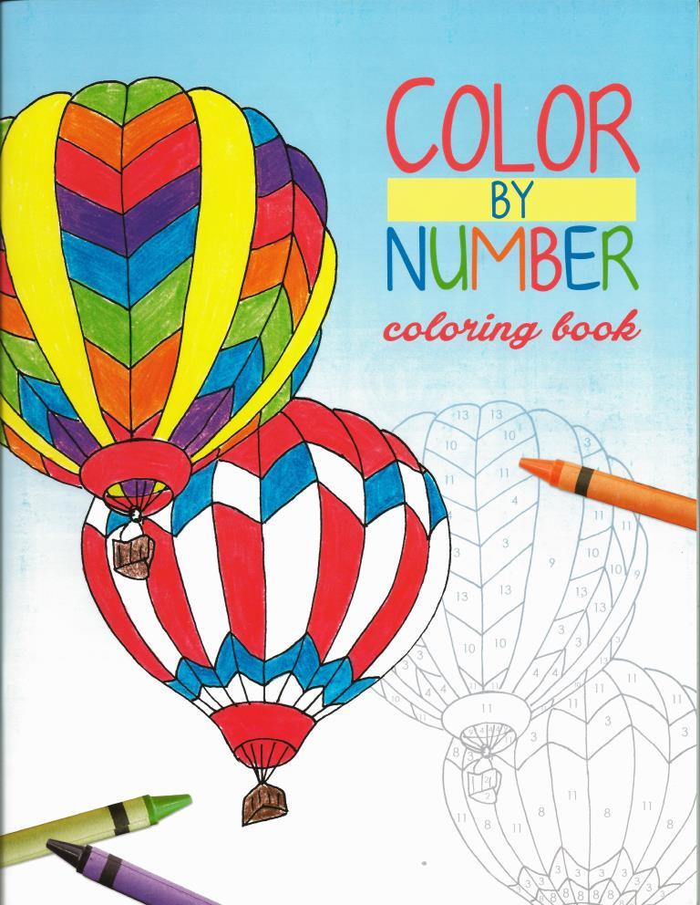 Color By Number Coloring Book