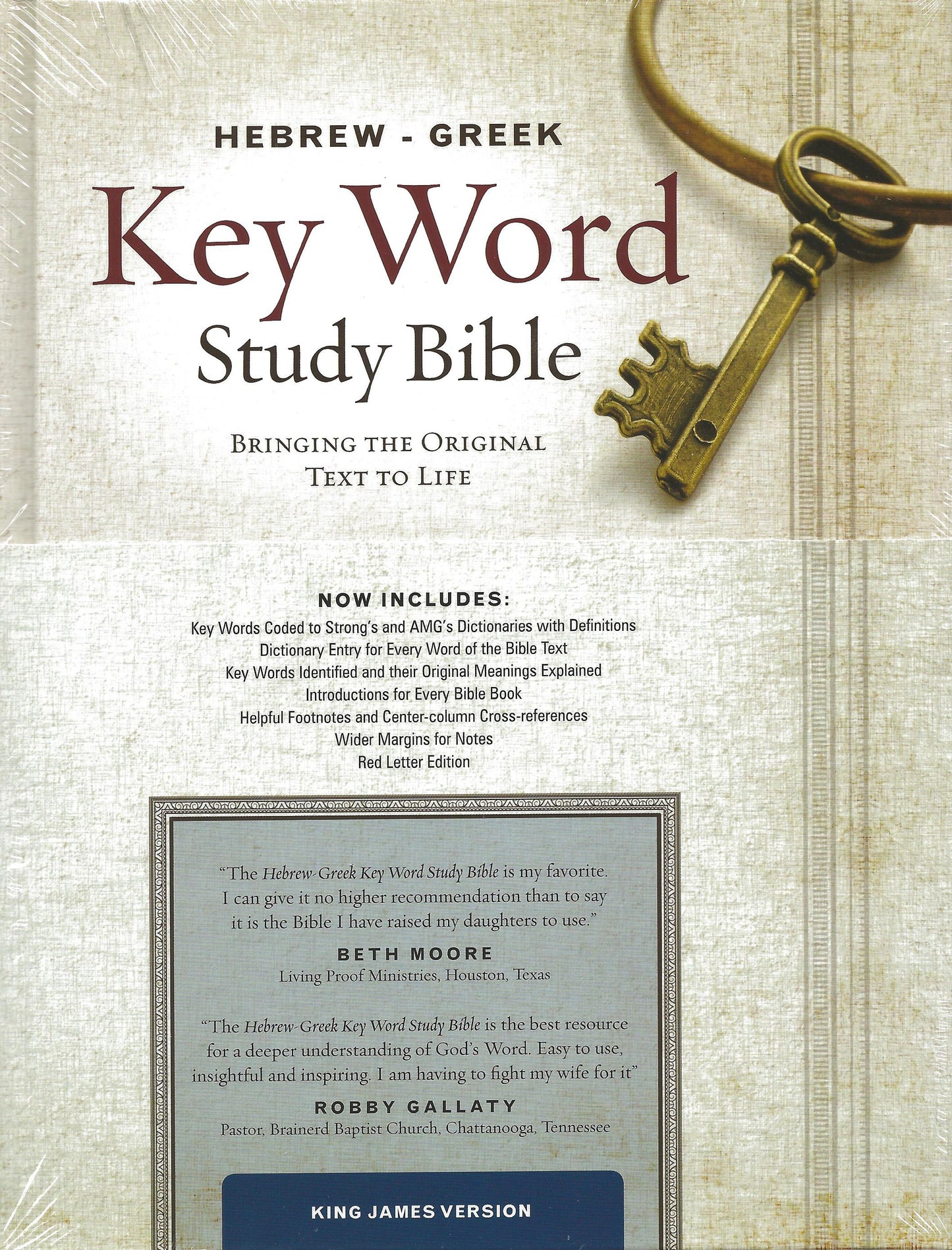 Hebrew-Greek Key Word Study Bible