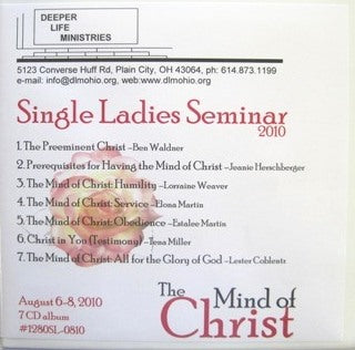 2010. Single Ladies Seminar CD
