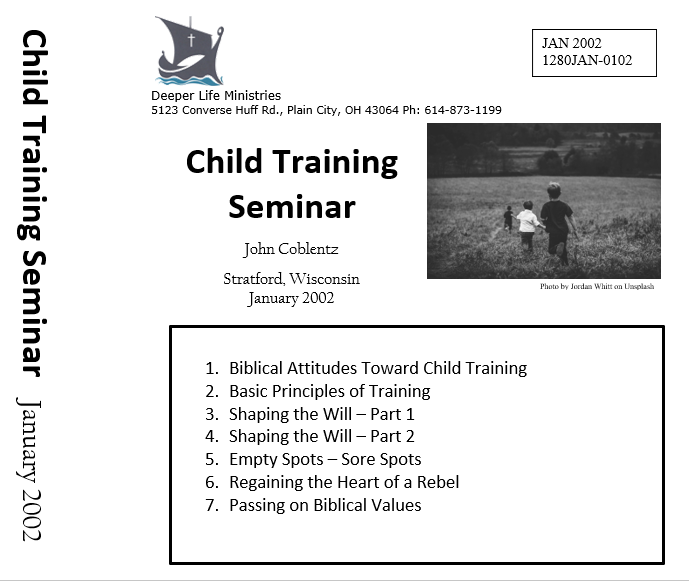 2002 Child Training Seminar