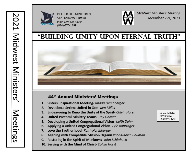 2021. Midwest Ministers Mtgs CD Set
