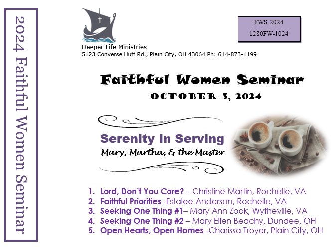 Serenity in Serving - CD FWS 2024