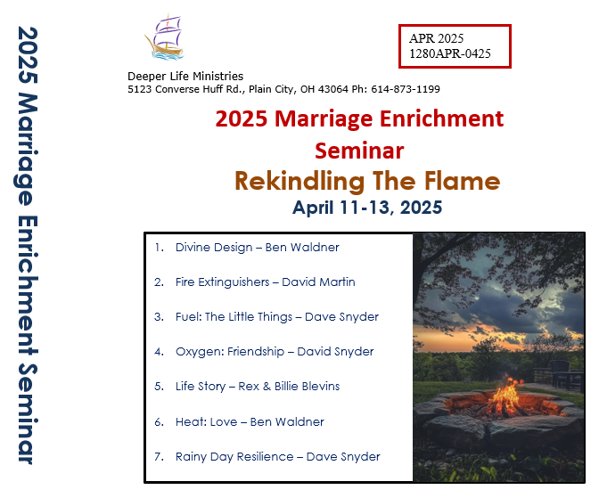 2025 Marriage Seminar CD Set