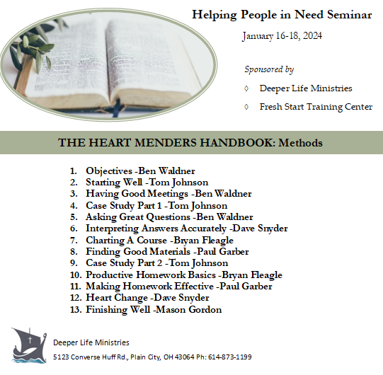 The Heart Mender's Handbook: Methods - 2024 HPIN CD