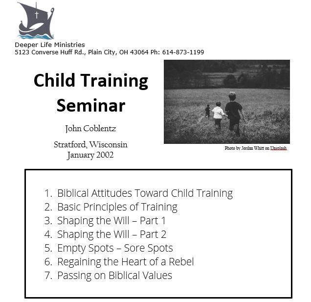 2002 Child Training Seminar