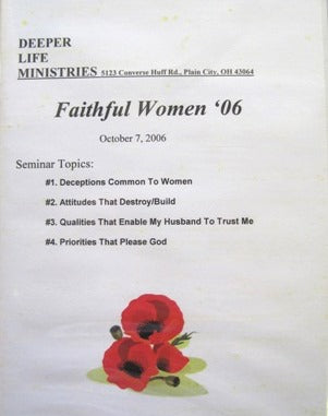 2006 Faithful Woman Seminar CD