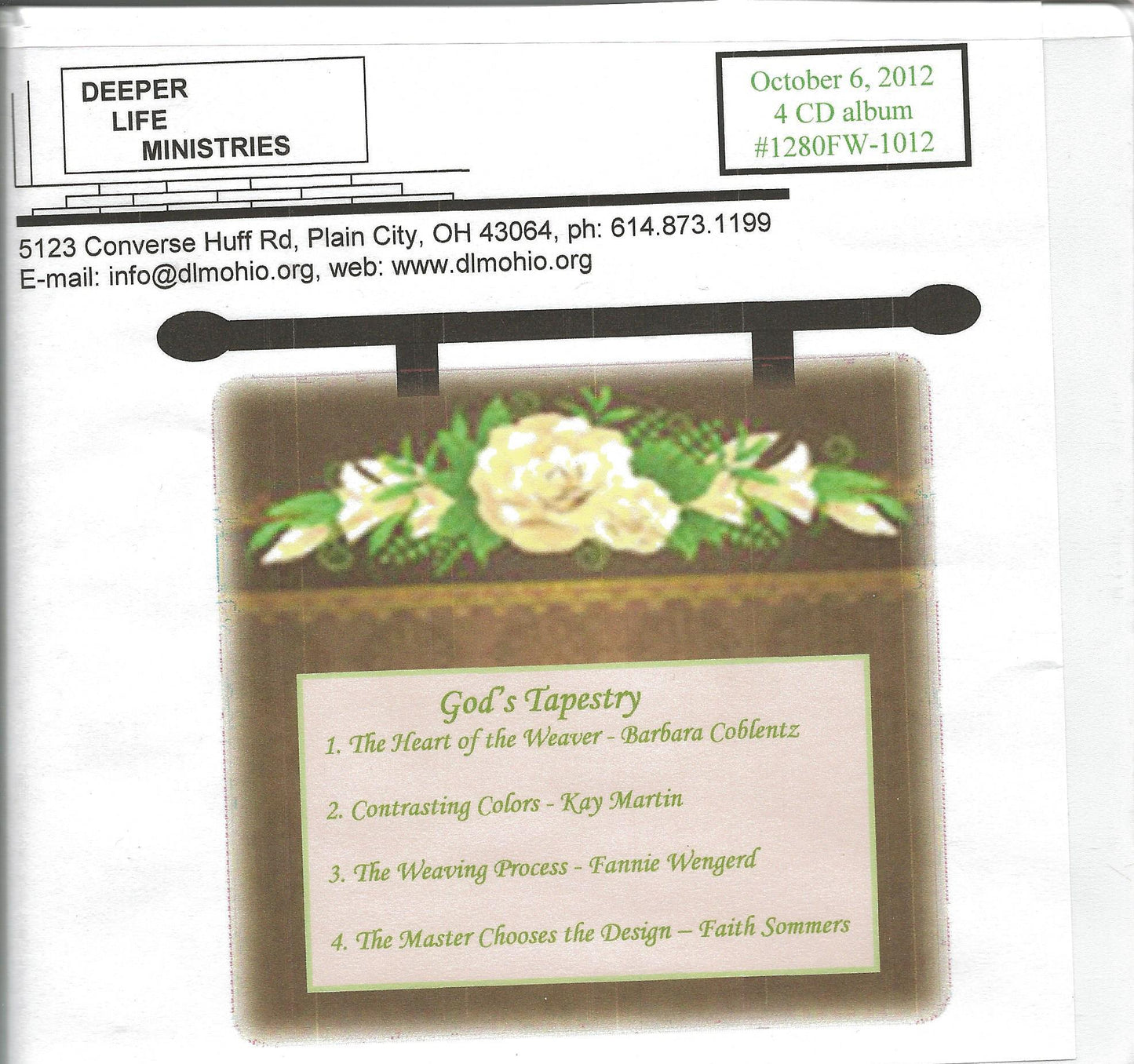 2012. Faithful Women Seminar CD