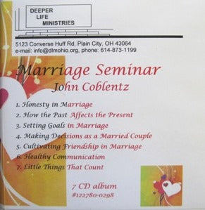 1998 Marriage Seminar CD