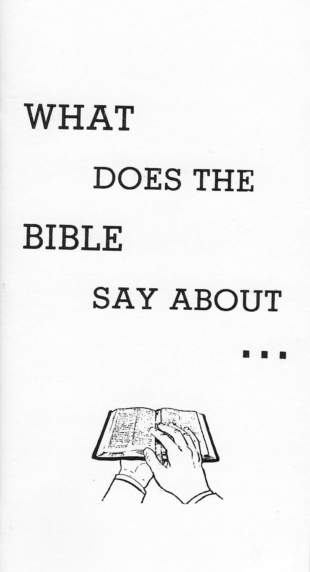 What Does the Bible Say About...Divorce and Remarriage?