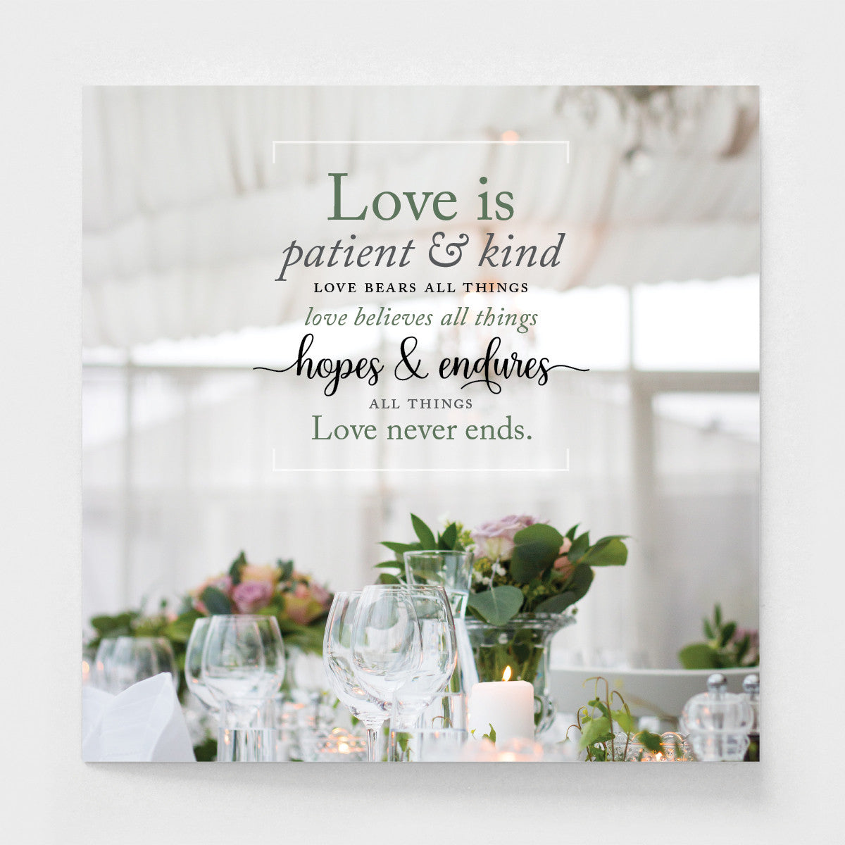 Love Never Ends