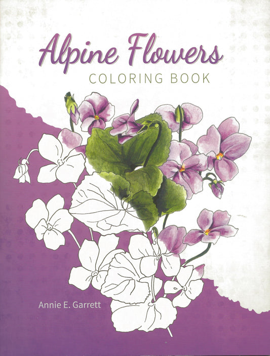 Alpine Flowers Coloring Book