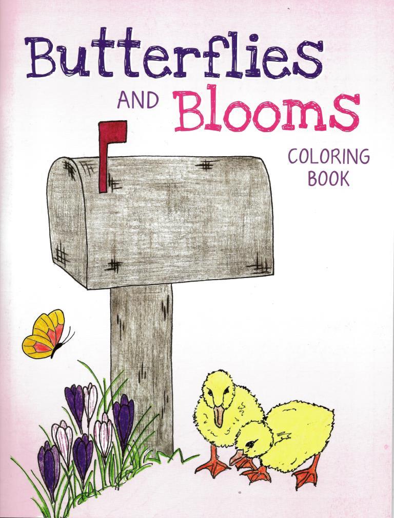 Butterflies & Blooms Coloring Book