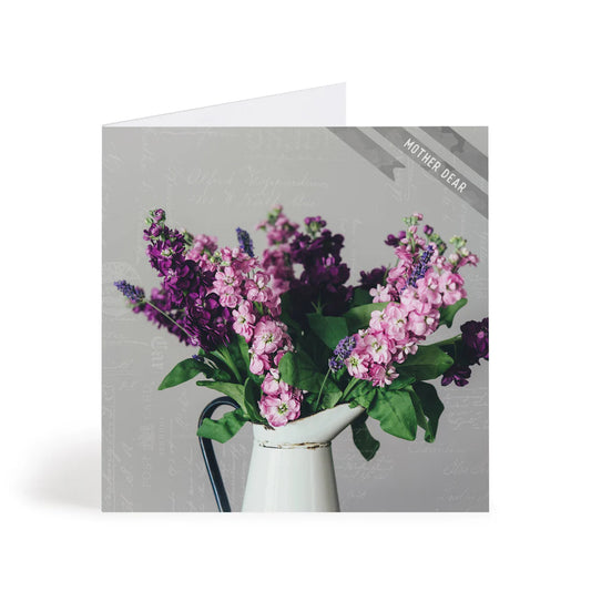 Flowers for Mom Sq. Card