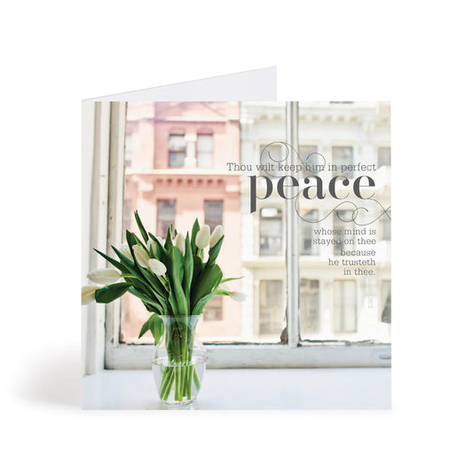 Perfect Peace Sq Card