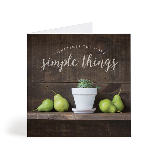 Simple Things Sq. Card