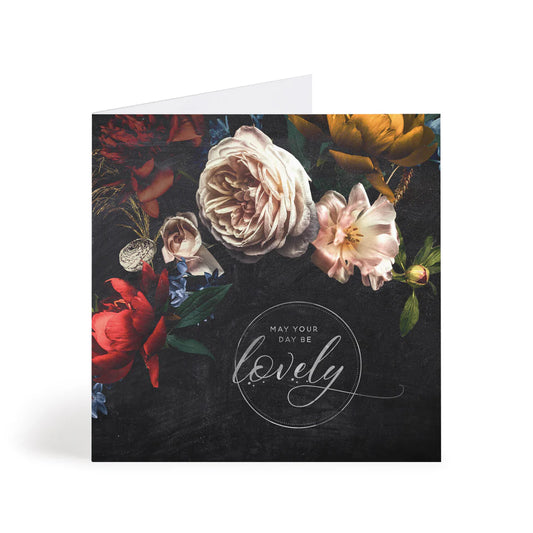 Victorian Florals SQ Card