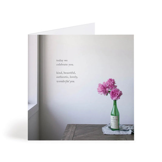 Green Bottle Sq. Card