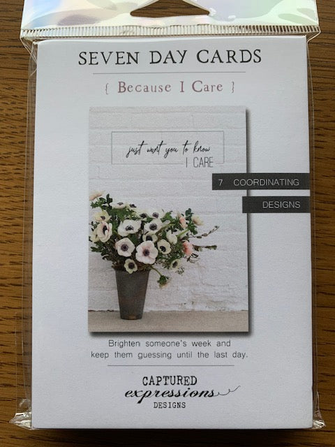 Because I Care 7 Day Card Pack