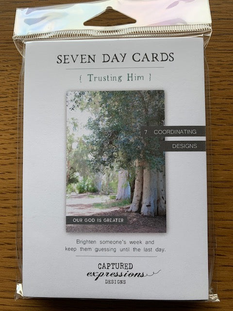 Trusting Him 7 Day Card Pack