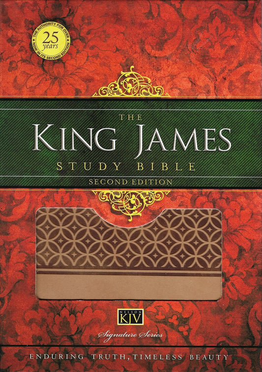 The King James Study Bible - Tan Bonded Leather