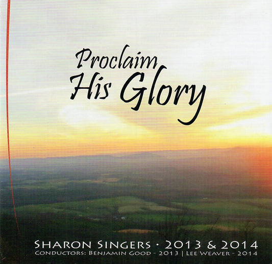 Proclaim His Glory - CD