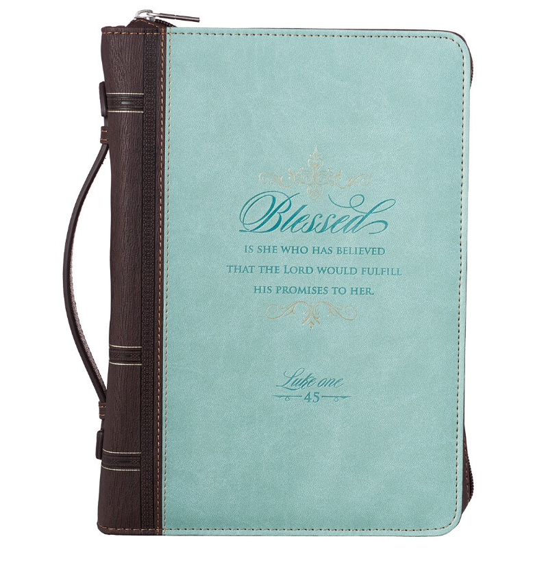 Blessed Is The One Navy Bible Cover