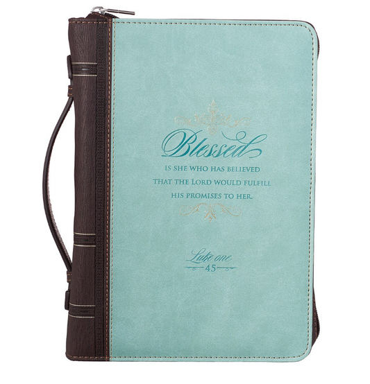 Blessed Is The One Navy Bible Cover