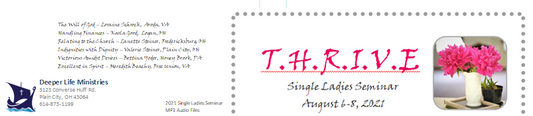 2021. Single Ladies Seminar USB