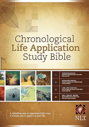 NLT Chronological Life Application Study Bible - Hard Cover