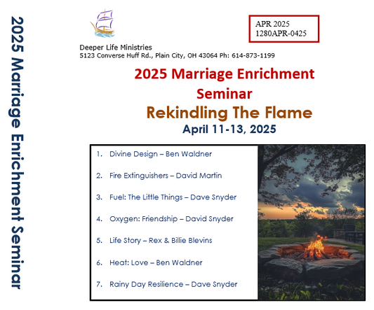 2025 Marriage Seminar CD Set