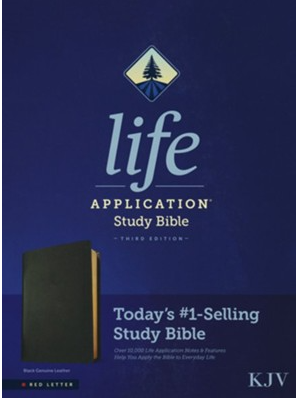 KJV Life Application Study Bible, Black Bonded Leather
