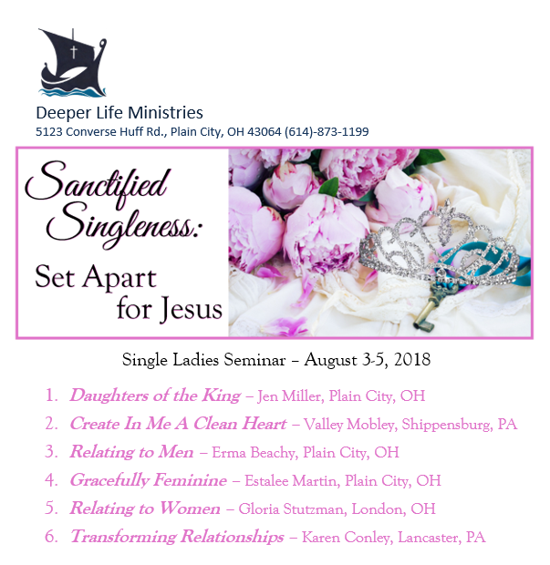 Sanctified Singleness - 2018 SLS USB