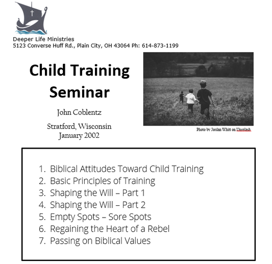 2002 Child Training Seminar
