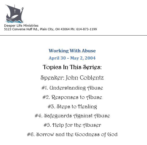 2004 Working With Abuse CD