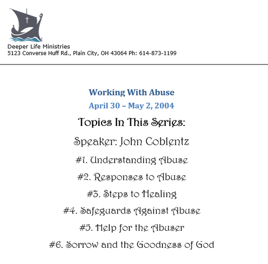 2004 Working With Abuse CD