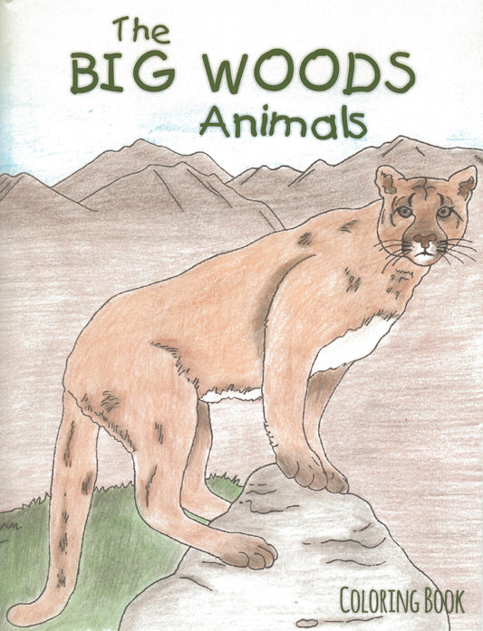 The Big Woods Animals Coloring Book