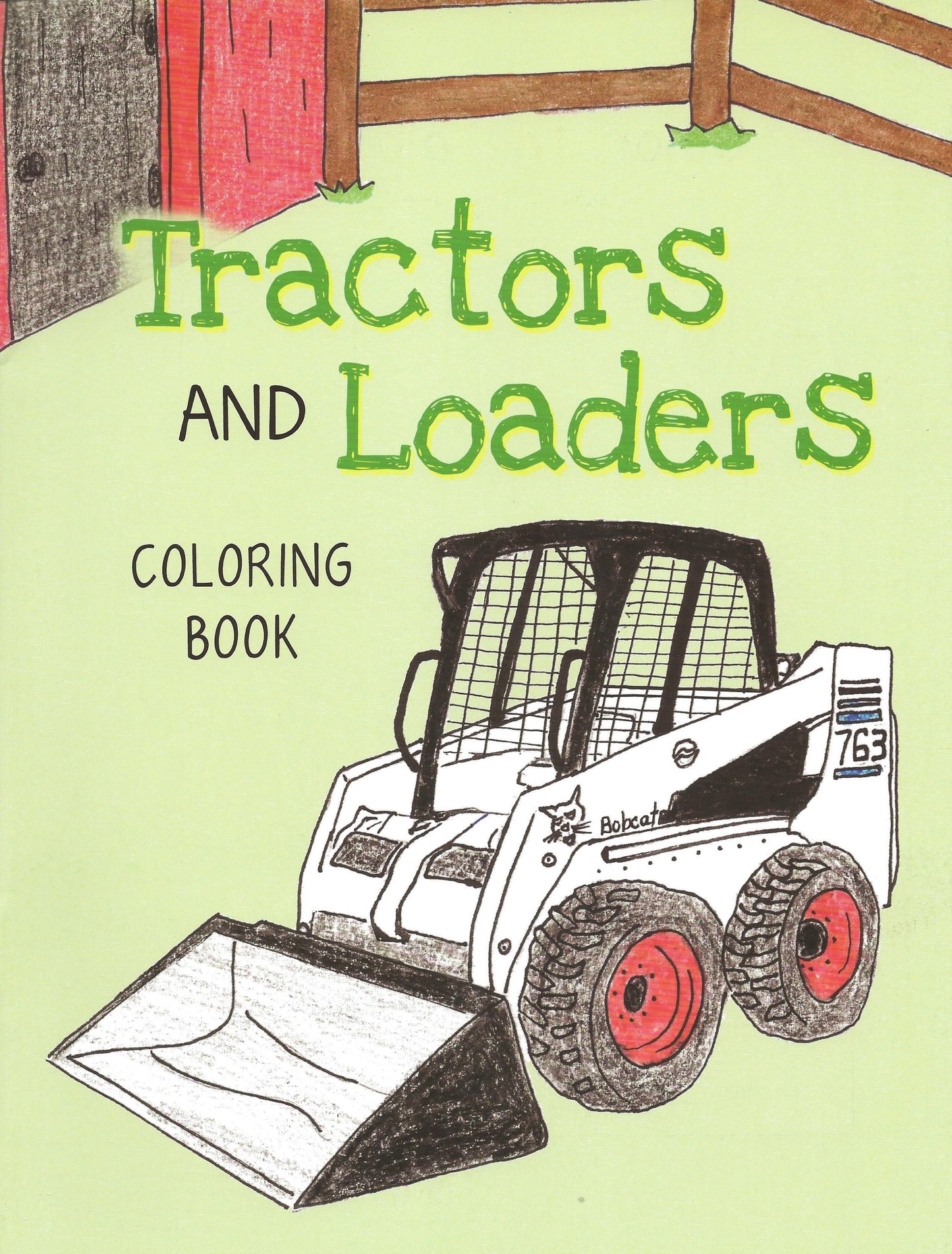 Tractors & Loaders Coloring Book