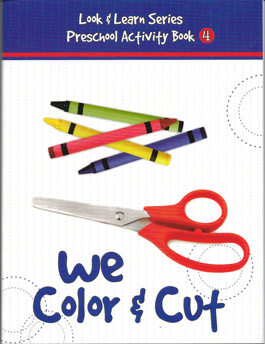 We Color and Cut Activity Book