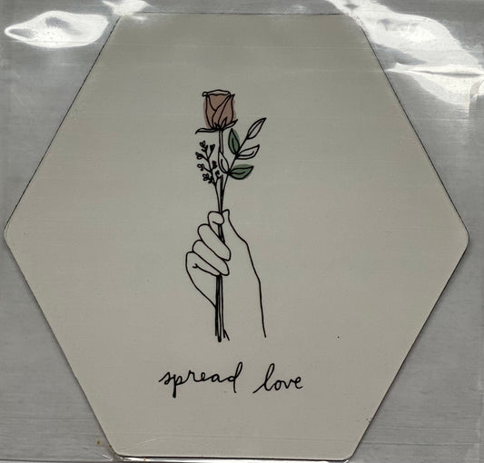 Spread Love - magnet