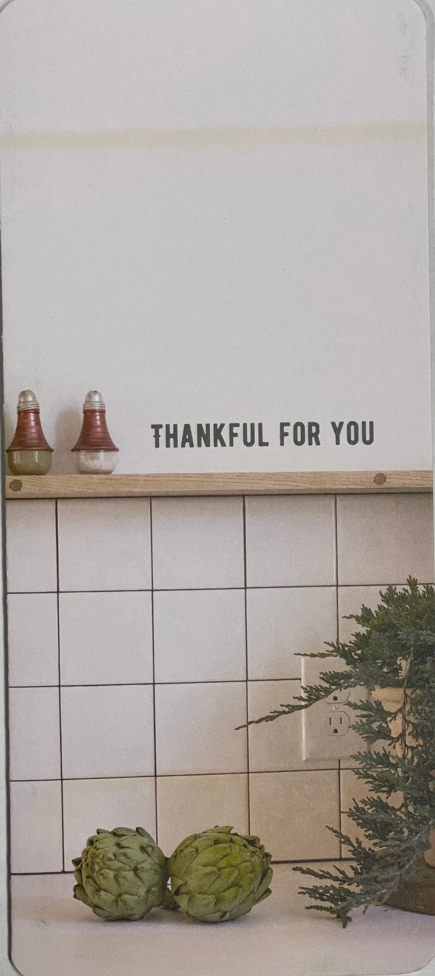 Artichoke T. Card